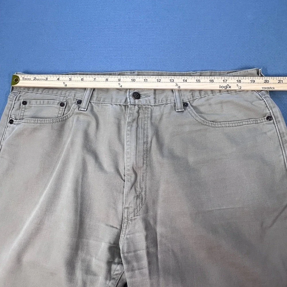 Levis Tan Khaki 505 Regular Straight Leg Pants Mens 40x30